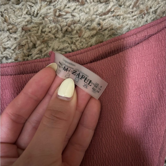 Zaful Pink Triangle Bikini Set - Picture 5 of 6